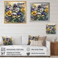 thumbnail image 4 of Designart "Purple Blossoming Petunias IV" Floral Petunias Wall Art For Kitchen, 4 of 5