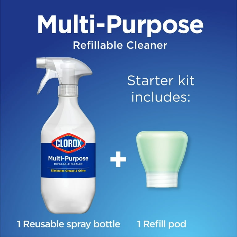 Clorox Multi-Purpose Cleaner, Refillable, Crisp Lemon