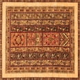 thumbnail image 1 of Ahgly Company Indoor Square Abstract Orange Modern Area Rugs, 8' Square, 1 of 4