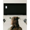 thumbnail image 3 of Audio-Visual Direct Magnetic Black Glass Dry-Erase Board Set - 6' x 4' - Includes Magnets, Hardware & Marker Tray, 3 of 5