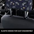 thumbnail image 6 of 2 PCS Car Headrest Cover, Funny Cartoon Cute Shark Whale Soft Car Seat Head Rest Cover Protector Interior Car Accessories Seat Covers for Cars Truck Auto Only Covers, 6 of 8