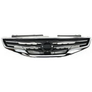 For 10 11 12 Altima Sedan Front Grill Grille Assembly Chrome Shell, Black Insert