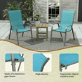 thumbnail image 3 of Pirecart Set of 8 Patio Dining Chairs All Weather Outdoor Stackable Chairs with Armrests, 3 of 11