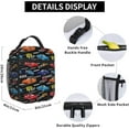 thumbnail image 6 of Speed Racer Insulated Lunch Bag, Lunch Box for Office Travel, Lunch Bag for Men and Women, 6 of 6