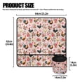 thumbnail image 5 of HELLHERO Rooster Sewing Machine Mat Store Thread Small Scissors Lightweight Beautiful & Practical Fusion Sewing Machines Table Pad for Most Sewing Machine Table for Woman Gifts, 5 of 5