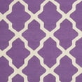 thumbnail image 5 of SAFAVIEH Cambridge Liam Geometric Wool Area Rug, Purple/Ivory, 2' x 3', 5 of 6