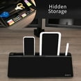 thumbnail image 6 of VIVO Black Desktop Dry Erase Board w/ Hidden Storage, 16" x 7" Glass Whiteboard, 6 of 9