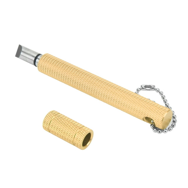 Aiguiseur de Rainures de Club, Nettoyeur de Rainures de Club Solidement Durable Finition Fine Acier Inoxydable Taille Modérée pour Réparation de Golf Rouge, Or, Argent, Bleu, Noir