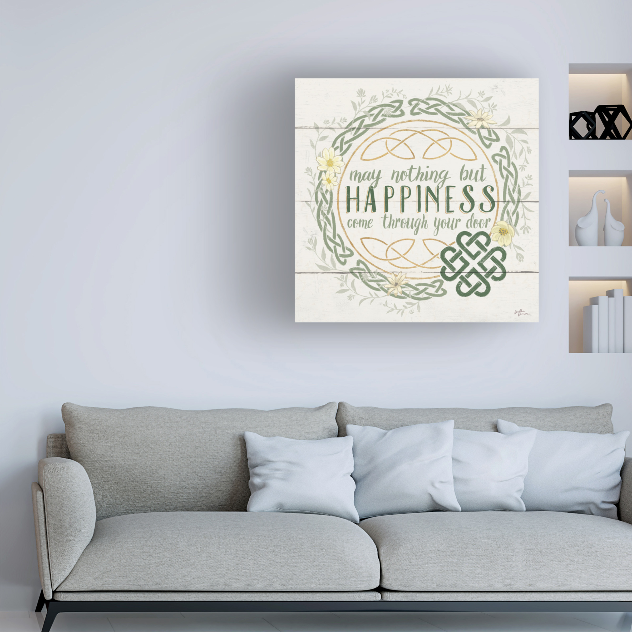 Janelle Penner 'Irish Blessing I' Canvas Art