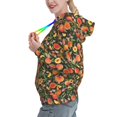thumbnail image 2 of Kdxio Fruits Peach Print Womens Oversized Hoodies Sweatshirts Hooded Pullover Tops Sweaters Casual-XX-Large, 2 of 7