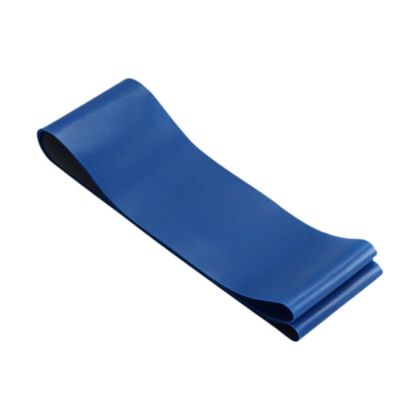 Banda de Resistencia Elástica para Ejercicio Fuerza Pierna Glúteo Brazos Construida en Material TPE Portátil Apropiada para Mujeres Hombres Pilates Azul