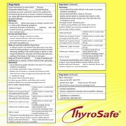 ThyroSafe Potassium Iodide Tablets 65mg USP, 60 Count – Nuclear Radiation Defense for Children & Teens