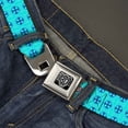 thumbnail image 2 of Buckle-Down Belt, Seatbelt Buckle Belt, Wallpaper Baby Blue Blue, Youth 22 to 32 Inches, 2 of 9