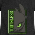 thumbnail image 3 of How to Train Your Dragon - Toothless - Toddler & Youth Girls Short Sleeve Graphic T-Shirt, 3 of 5