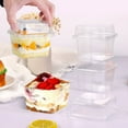 thumbnail image 2 of Dsseng 50 Pack 8 oz Plastic Dessert Cups with Lids Mini Parfait Cups with Lids Appetizer Cups for Party Clear Mini Dessert Cups Yogurt Dessert Shooter Cups for Pudding, 2 of 9