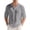 Gray, variant on Men’s Linen Golf Polo Shirts Long Sleeve Collared Button Classic Polo Lightweight Breathale Workout Fall Sweatshirts