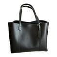 thumbnail image 2 of Bolso de mano para mujer, de piel sintética, regalo para el día de San Valentín, elegante bolso de hombro Negro, 2 of 10