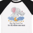 thumbnail image 4 of Inktastic My Gigi Loves me to the Moon and Back Elephant Family Boys or Girls Toddler T-Shirt, 4 of 5