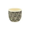 thumbnail image 5 of Cheungs Sankabe Black Ceramic Banded Pyramid Pottery Large, 5 of 5