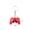 Red, variant on Keychain Pendant Game Controller Keychain PVC Cartoon Gifts Soft Rubber Keychain