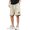 Khaki, variant on adviicd Mens Golf Shorts Men's Straight-fit 7" Inseam Stretch Short Mens Shorts