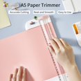 thumbnail image 3 of JIELISI Mini A5 Paper Trimmer Cutter Desktop Paper Cutting Machine with  Cutter Head Auxiliary Side Ruler for Craf, 3 of 7