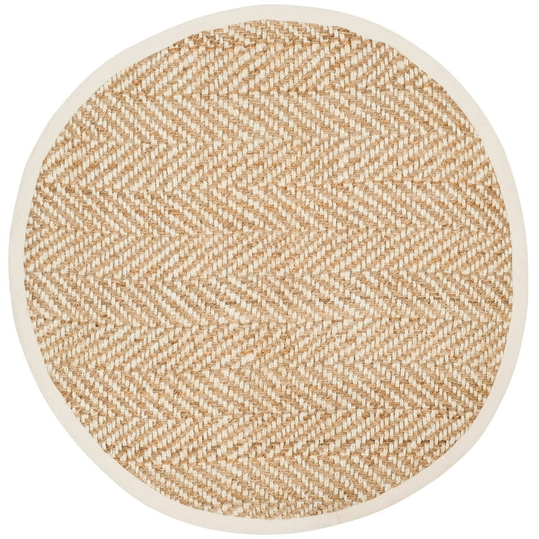 SAFAVIEH Natural Fiber Houston Braided Jute Area Rug - 6 x 6 Round