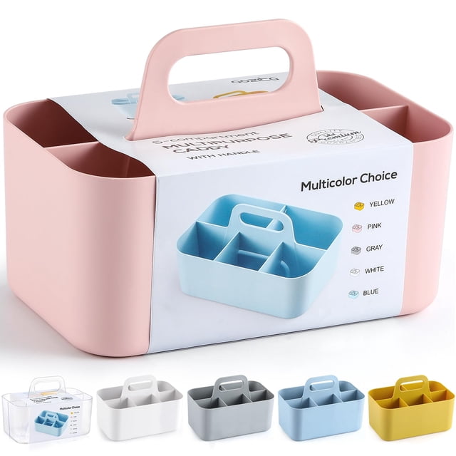 Caddie Organizer AOZITA Papelable, multiusos, de plástico, rosa