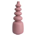 thumbnail image 2 of Decoración de jrones de cerámica pa flores, jrón alto de cuello tístico, jrón moderno pa decoración pa pa cocina, oficina, Rosa púrpura perfecl Florero moderno, 2 of 8