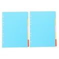 thumbnail image 6 of FRCOLOR  2 Sets Index Separator Page Colored Binder Dividers Note Book Folder, 6 of 8