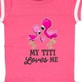 thumbnail image 4 of Inktastic My Titi Loves Me with Two Flamingos Boys or Girls Baby Bodysuit, 4 of 5