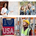 thumbnail image 6 of FMSHPON I Love USA American Patriotic Clipboard Hardboard Wood Nursing Clip Board and Pull for Standard A4 Letter 13x9 inches, 6 of 6