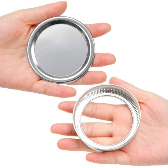 EcoNesxp Mason ball canning jars leakproof storage jars with canning lids canning lids and straps 70mm