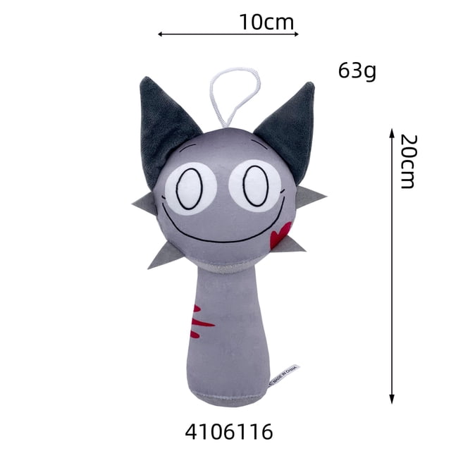Jouets en Peluche Sprunki Liés au Jeu Gris Saignant