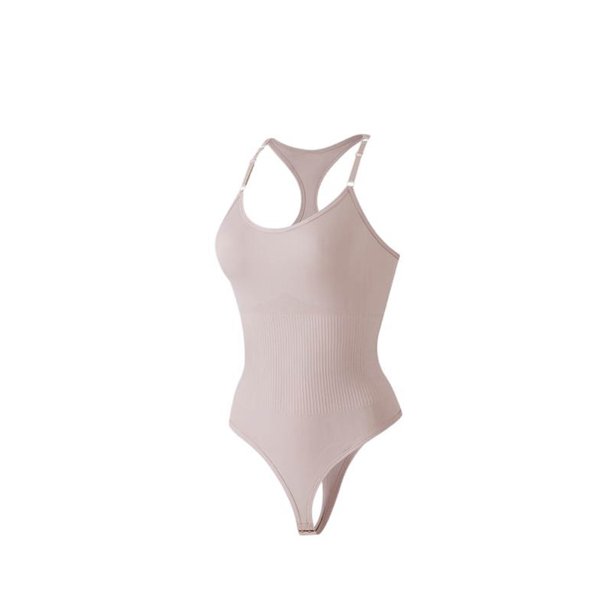 Shapewear Bodysuits para Mujeres Color Sólido Backline Industrial Colas Levantadas Shaping Bodysuit para Mujeres