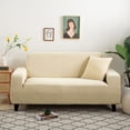 thumbnail image 1 of mmirethe Sofa Covers Soft And Elastic Fitting Easy To Install Easy To Install And Clean Polyester Unique Beige, 1 of 6
