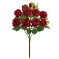 thumbnail image 5 of Artificial Rose Flower 10 Heads Realistic Looking Non-Fading Curled Petals Easy Maintenance No Odor Wedding Centerpiece Fake Rose Flower Plant Party Supplies, 5 of 7