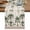 Beige,Green,White, variant on Table Runner 36 Inches Long, Summer Palm Tree Decorative Table Runner for Party Wedding Home Decor, Tropical Plants Botanical Vintage Dresser Scarves for Bedroom Kitchen Tables Decor 13x36 Inch