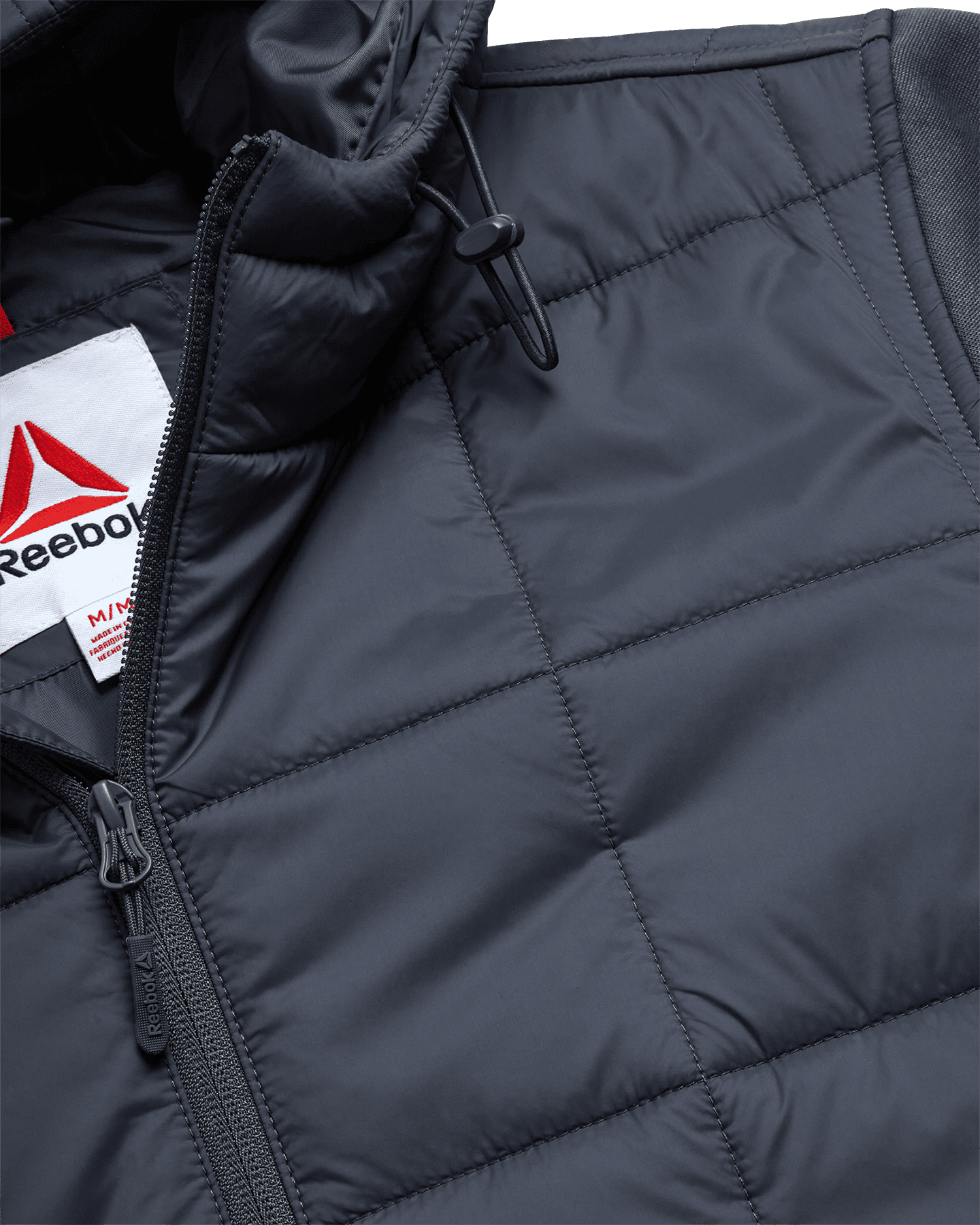 Reebok Men's and Big Men's Quilted Mixed Media Jacket, Sizes S-3XL
