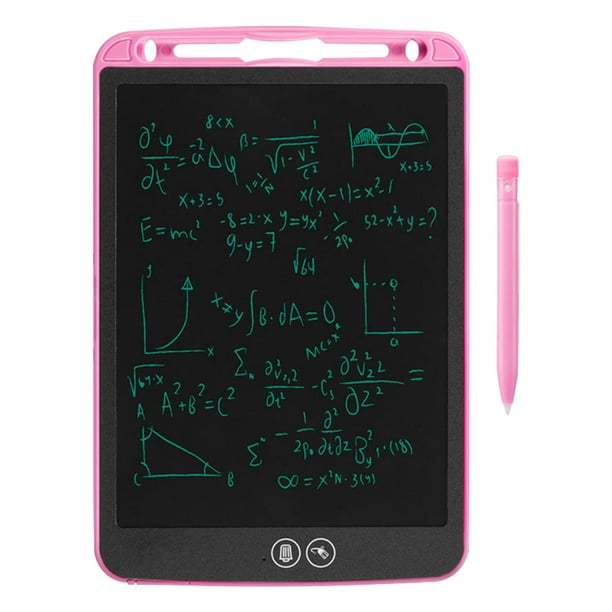Tableta de escritura LCD de 8.5 pulgadas, almohadilla de dibujo con forma de garabato, tablero color Tomshoo Rosa