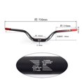 thumbnail image 1 of Manillar Booster Mountain Bike Gran Angulo 720mm Manillar Bicicleta 22.2mm Largo Riser, 1 of 3
