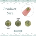 thumbnail image 4 of 1Box 200pcs 8mm Natural Taiwan Jade Beads Nature Jasper Beads Round Loose Gemstone Beads Energy Stone for Bracelet Necklace Jewelry Making, 4 of 5