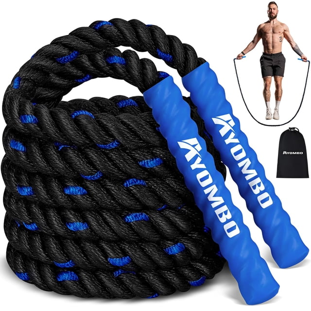 Jump Rope Ayombo pesa 0,45 kg para entrenamiento físico