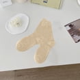 thumbnail image 4 of Oat strip stack socks solid cotton tube socks, 4 of 5