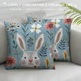 thumbnail image 3 of Nawypu  Cute Rabbit Throw Pillow Covers Pillow Cover Throw Pillow Cases Double Sided Plush Pillow Covers Decorative Throw Pillows Covers for Couch Living Room Bedroom, 3 of 5