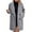 Gray, variant on Lovskoo 2024 Women's 2023 Winter Faux Fur Coats Long Sleeve Notch Lapel Fuzzy Fleece Outerwear Button Down Sherpa Jackets Cardigan Black