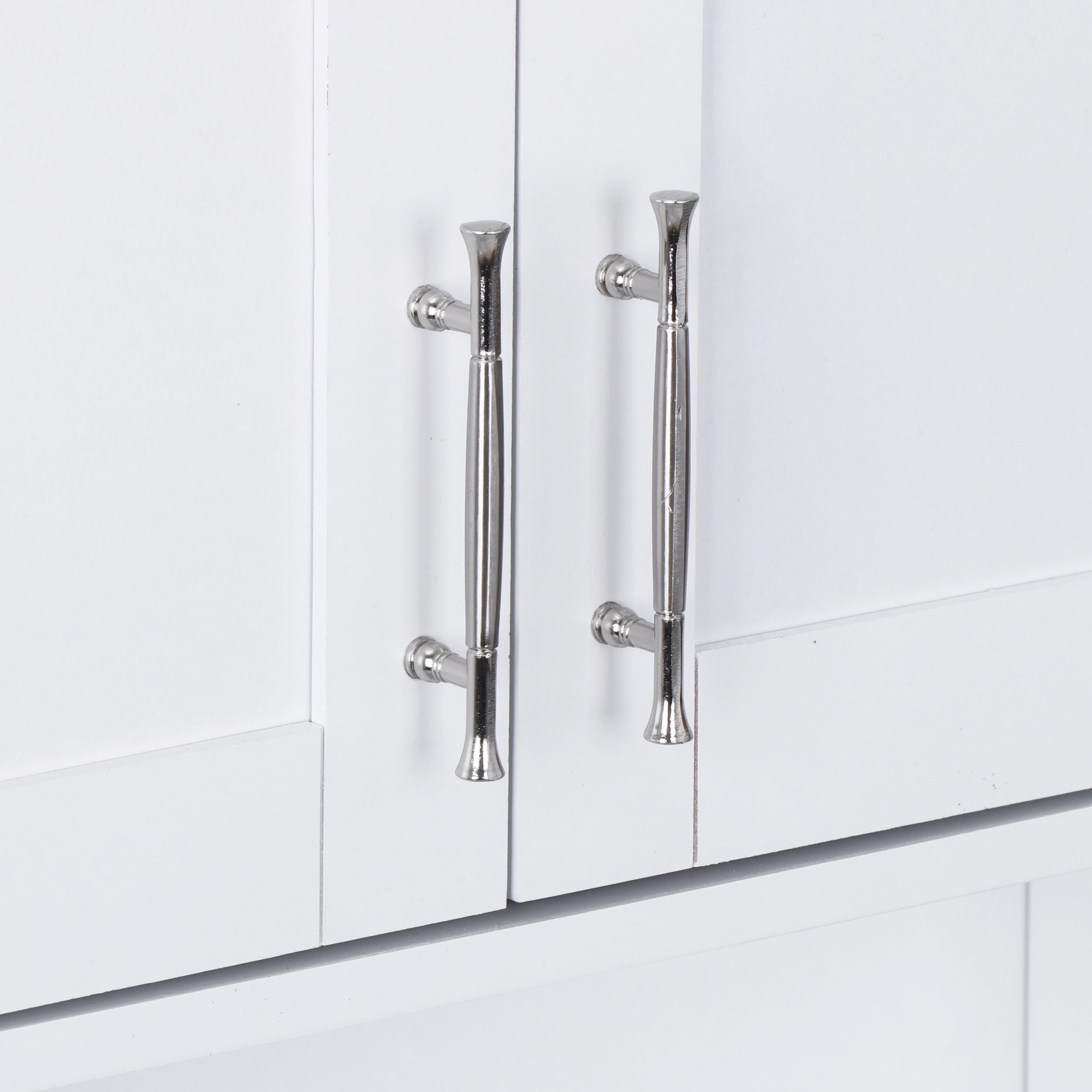 ZENY Bathroom Medicine Cabinet with 2 Door and Adjustable Shelves Wood Frame, White