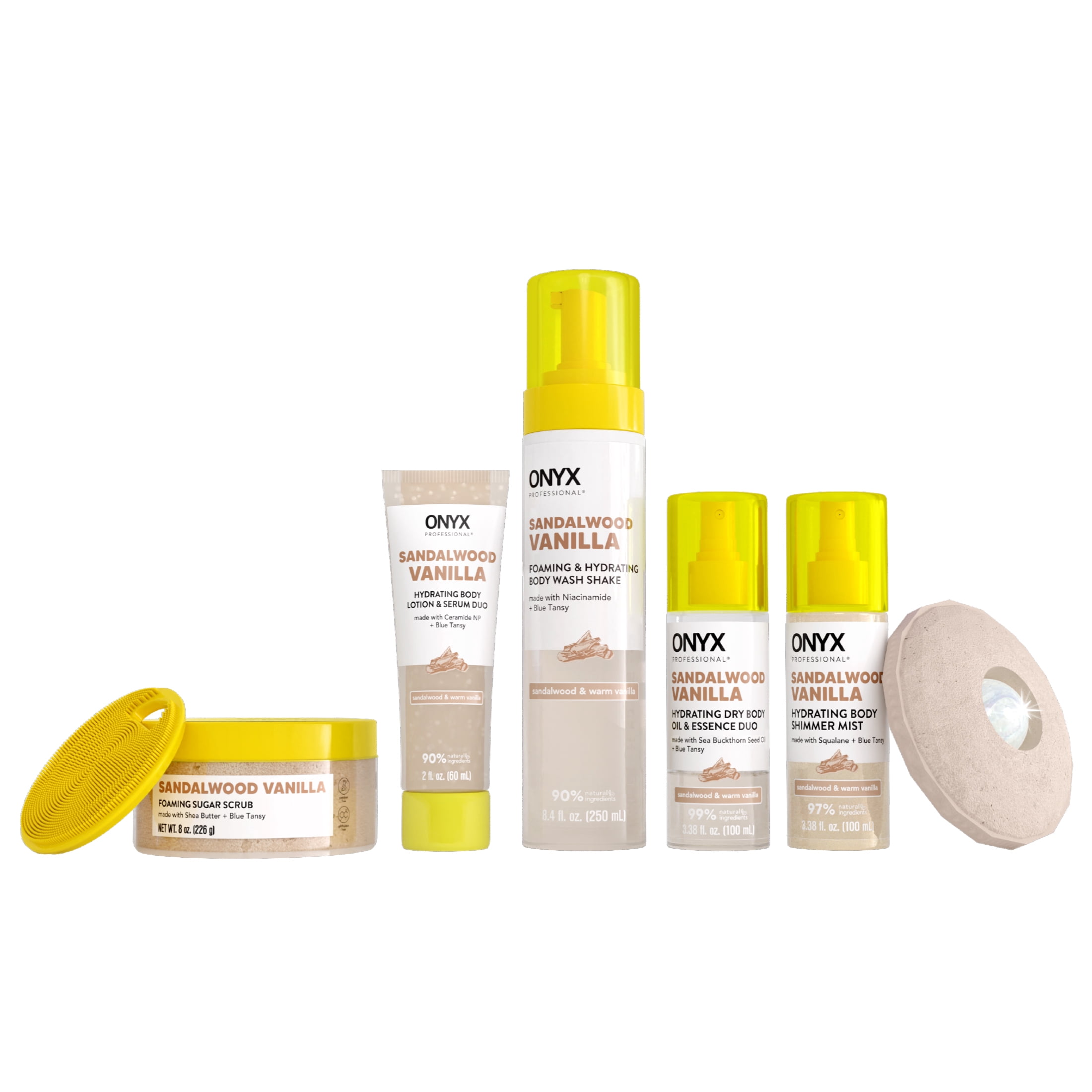 ONYX Professional Body Faves Gift Set, Sandalwood Vanilla