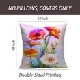 thumbnail image 2 of LALILO Throw Pillow Covers Oil Spring Flowers Still Life Yellow Cushion Cover 18" x 18", 4083 Pack, 2 of 6