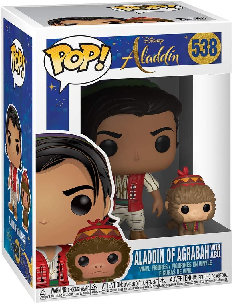 Funko Pop! Disney: Aladdin - Aladdin of Agrabah w/ Abu Vinyl Figure